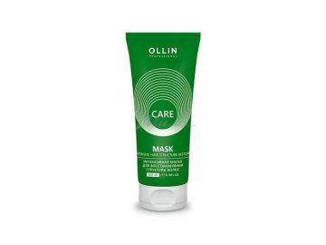 Маска OLLIN Care интенсивная для восстановления структуры волос, 200 мл