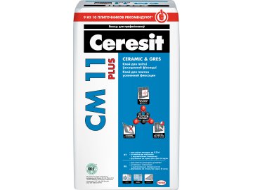 Клей для плитки Ceresit CM 11 Plus 25 кг