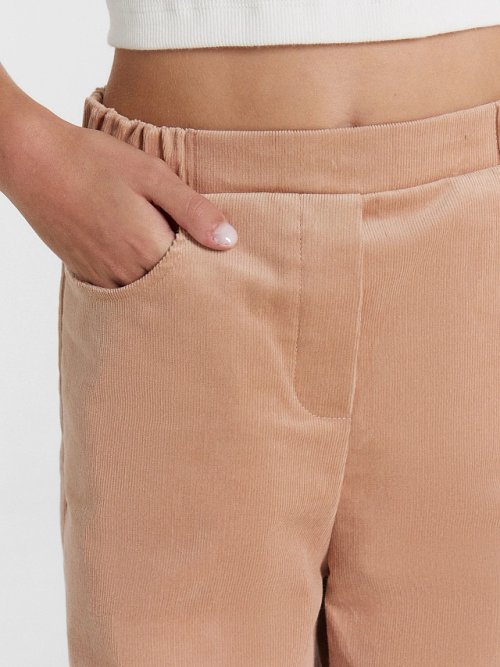 Брюки для девочек темно-бежевые, фото 5 из 5