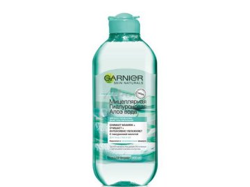 Вода мицеллярная для лица, глаз, губ GARNIER Skin Naturals Гиалуроновая Алоэ, 400 мл