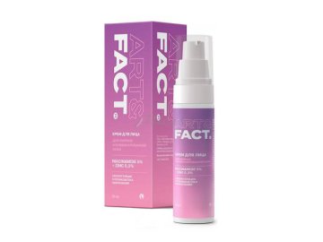 Крем-гель для проблемной кожи ART&FACT корректирующий с ниацинамидом 5% + цинком 0,3%, 30 мл