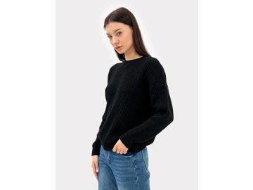Джемпер женский вязаный в черном цвете Марк Формель