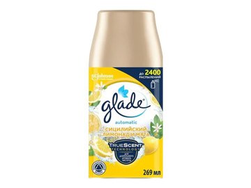 Освежитель воздуха Glade Automatic Сицилийский лимонад и мята сменный баллон 269 мл 8991162588 из каталога 5 элемент