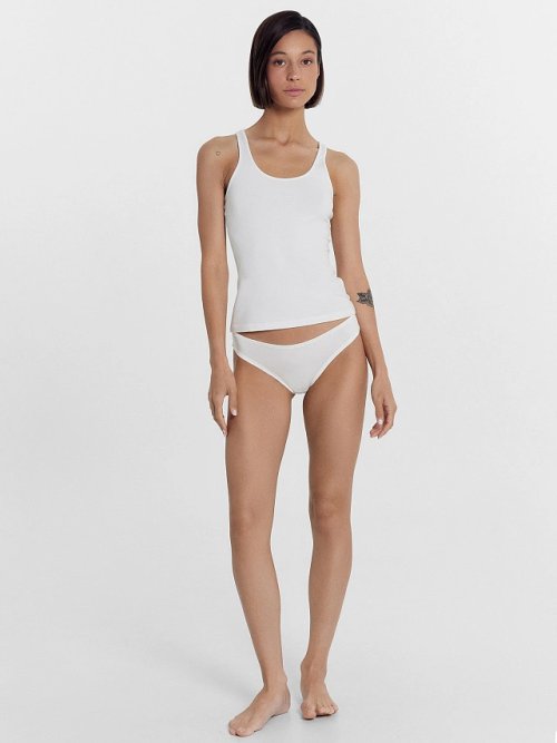 Трус женские слипы мультипак (3 шт.) в белом и красном цвете, фото 3 из 24