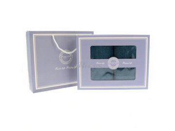 Набор полотенец 33 х 74 см темно-синие, 100% хлопок, 2 шт, арт. SLWMJ-004A