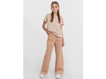 Брюки для девочек темно-бежевые Марк Формель