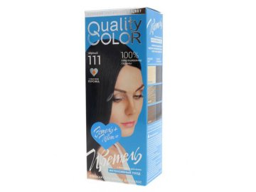 Мила акции Шарковщина - Стойкая гель-краска для волос ESTEL Quality Color Цветель, тон 111 чёрный