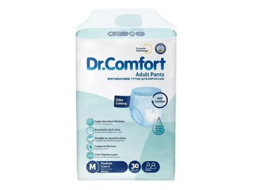 Впитывающие подгузники (трусы) для взрослых Dr.Comfort Jumbo Adult Pant Jumbo pack Medium-30 30шт