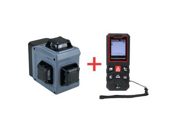Набор ProfiPower Лазерный нивелир NL-12G + дальномер PLD-80 (E0214-5)
