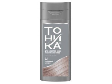 Бальзам оттеночный для волос ТОНИКА, тон 9.1 Платиновый блонд, 150 мл