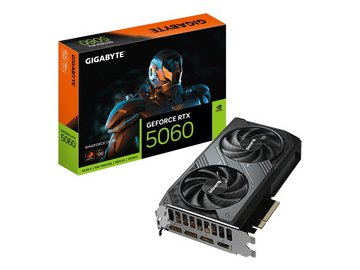Видеокарта Gigabyte GeForce RTX 5060 Windforce OC 8G GV-N5060WF2OC-8GD