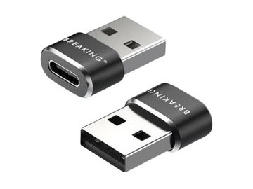 Адаптер USB-C - USB-A Breaking 24500 (черный)