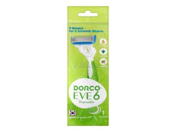 Станок для бритья Dorco Eve 6 женский, одноразовый, 1 шт