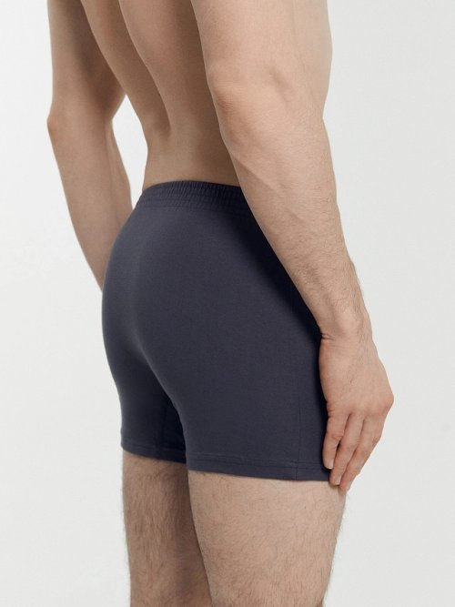 Мужские трусы-шорты графитового цвета, фото 3 из 15