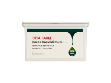 Маски тканевые для лица FARMSTAY Cica Farm Daily Calming успокаивающие, 30 шт