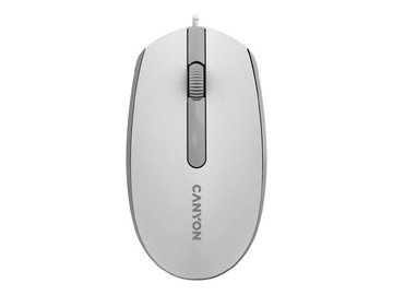 Мышь Canyon M-10 (CNE-CMS10WG) белый/серый