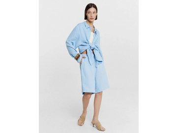 Шорты женские голубые