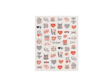 Наклейки для ногтей ODRI Love, арт. SLWP8-13