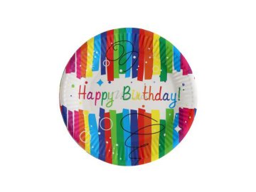 Набор бумажных тарелок Happy Birthday, 10 шт, арт. 7012305730