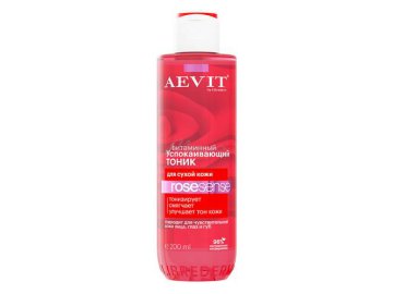 Тоник AEVIT® успокаивающий витаминный для тусклой и сухой кожи коллекции ROSESENSE, 200 мл