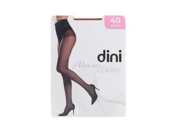 Колготки женские DINI Classic, natura, размер 2, 40 ден