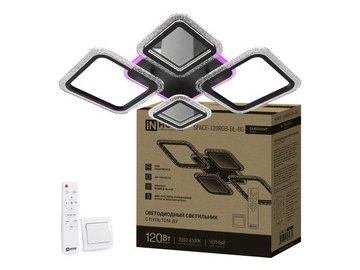 Светильник светодиодный IN HOME ELEGANT SPACE-120RGB-BL-BG (4690612062327)