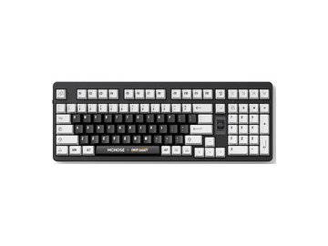 Клавиатура игровая McHose x Unbox Therapy - UT98 Mechanical (черно-белый, Icy Creamsicle Switch)