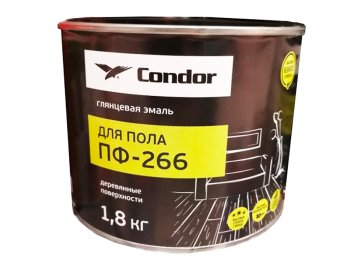 Эмаль для пола ПФ-266 красно-коричневая,1,8кг