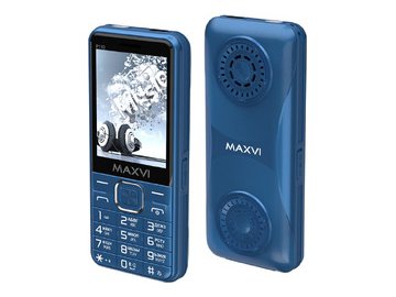 Кнопочный телефон Maxvi P110 (синий)