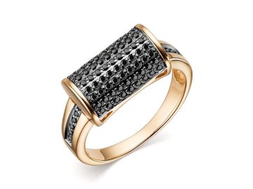 Кольцо декоративное Bellissima, красное золото 585 проба, вставка бриллиант