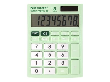 Калькулятор BRAUBERG Ultra Pastel-08-LG 250515 (мятный)
