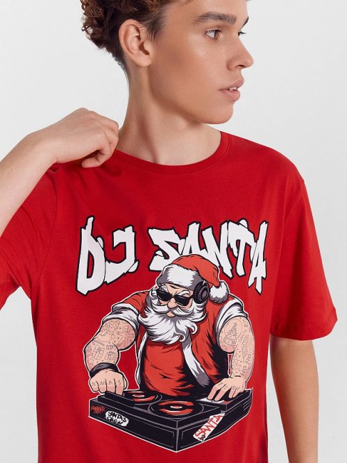 Пижама мужская с принтом "DJ. Santa", фото 4 из 20