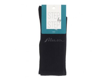 Акции Милы Мосты Только в сети «Мила» - Носки мужские STEP by STEP Active, цвет черный, размер 25-27, арт. НМ 9035-40