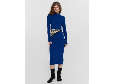 Платье женское в темно-синем оттенке