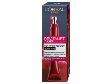 Крем для век LOREAL Revitalift Лазер*3 регенерирующий, 15 мл