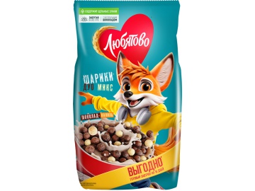 Шарики "ЛЮБЯТОВО"(шоколадн.Дуо Микс)500г