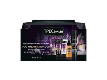 Подарочный набор ТРЕСЕММЕ Шампунь, 45 мл + кондиционер, 45 мл + масло, 50 мл + сухой шампунь, 75 мл Мила