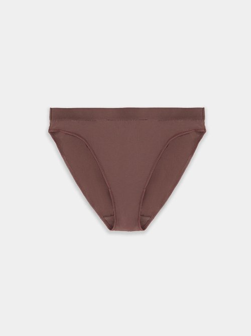 Трусы женские классические в розово-бежевом цвете, фото 6 из 18