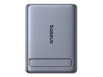 Внешний аккумулятор Baseus PicoGo AM31 Mini Magnetic Power Bank with Stand 20W 5000mAh (серый) на акции в магазинах 5 элемент