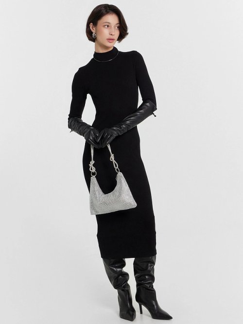 Платье женское черное длинное, фото 1 из 5