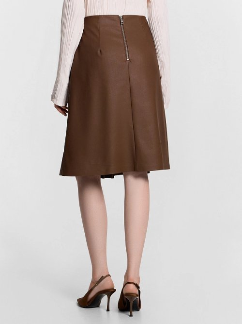 Юбка женская коричневая, фото 3 из 5