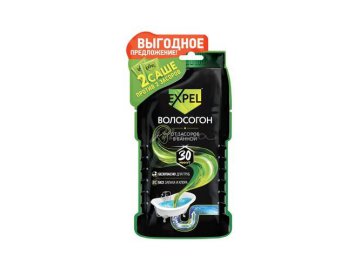 Средство для устранения засоров EXPEL от волос, 2х50 г Мила