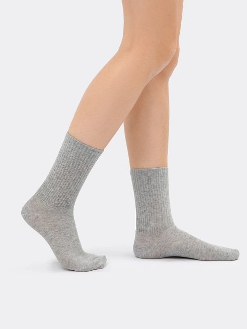 Ноские высокие женские классические в сером цвете, фото 1 из 4