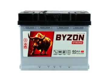 Автомобильный аккумулятор BYZON 60 Ah Strong R+ BYZ600S