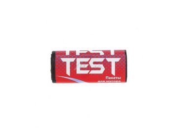Мешки для мусора TEST черные, 35 литров, 25 шт