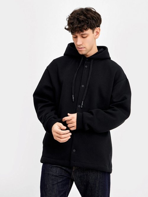 Толстовка мужская в черном цвете, фото 1 из 5