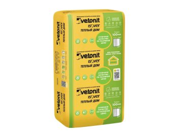 Плиты теплоиз Vetonit ISOVER Теплый дом-Плита 100х610х1170 S5м2 V0,5м3