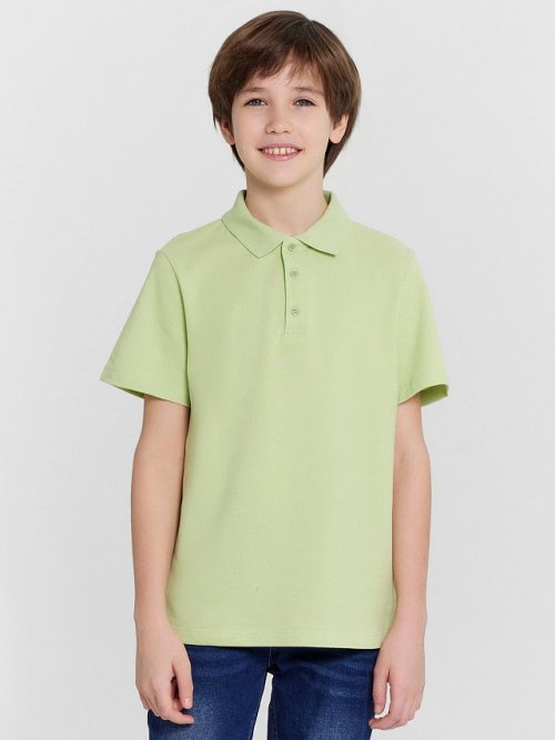 Поло для мальчиков желтое, фото 2 из 5