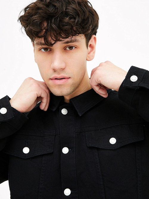 Жакет мужской в черном цвете, фото 4 из 4