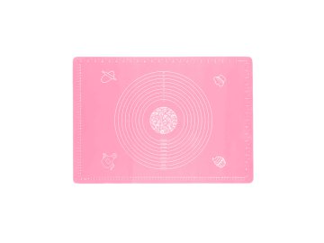 Коврик силиконовый для теста Art&Home 45х64см (розовый) PX241219-5